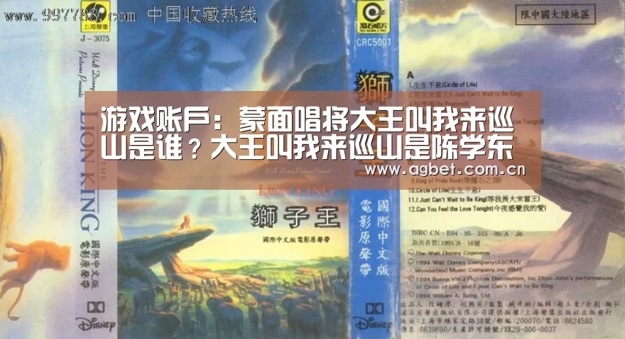 游戏账户:蒙面唱将大王叫我来巡山是谁?大王叫我来巡山是陈学东?(图4) 软件下载